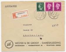 Em. Hartz  Aangetekend Groningen - Amsterdam 1948
