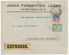 Em. Bontkraag Expresse Leiden -  Duitsland 1920