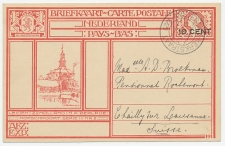 Briefkaart G. 214 e Amsterdam - Lausanne Zwitserland 1929