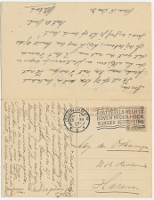 Briefkaart G. 221 Groningen - Haren 1931 v.v.