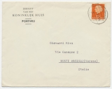 Em. Juliana Dienst Koninklijk Huis Soestdijk - Italie 1963