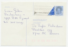 Briefkaart / Bijfrankering gehalveerd zegel Roosendaal 1993