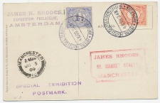 Int. Postzegeltentoonstelling Amsterdam 1909 - vd. Wart  8